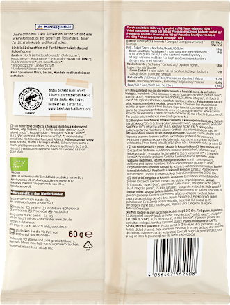 Mini kokos snack od riže s tamnom čokoladom dmBio