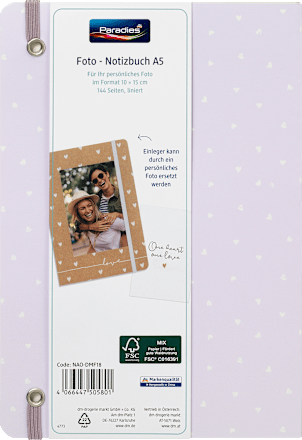 Foto Notizbuch Today Paradies