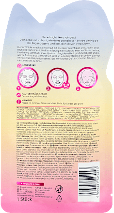 Шийт маска за лице Fruity Rainbow  Balea