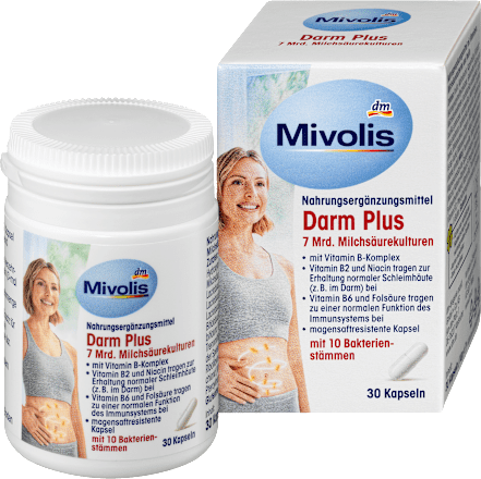 Kompleks B vitamina, sa kulturama mikroorganizama i inulinom, kapsule Mivolis