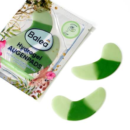 Hydrogel Augenpads 2-farbig grün Balea