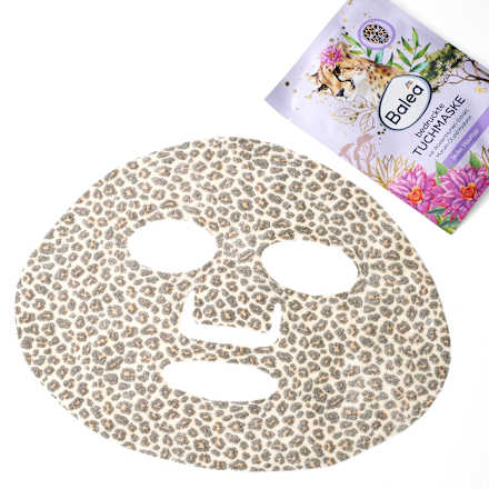 Bedruckte Tuchmaske Leopard Balea
