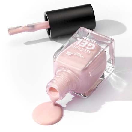 Лак за нокти Glossy Gel, 100 Flamingo Pink trend !t up