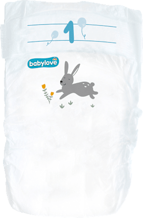 Windeln Premium Gr. 1 Newborn (2-5 kg) babylove