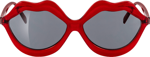 Rote Party-Sonnenbrille in Kussmund-Form SUNDANCE