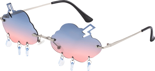 Rahmenlose Party-Brille in Wolkenform SUNDANCE
