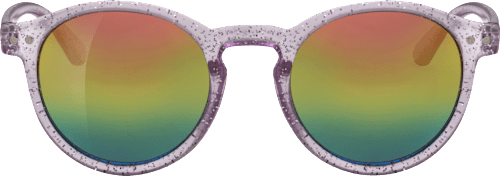 Sonnenbrille Kids mit Glitzer-Rahmen und verspiegelten bunten Scheiben SUNDANCE