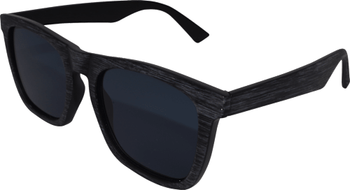 Sonnenbrille Erwachsene schwarz-grau in Holzoptik SUNDANCE