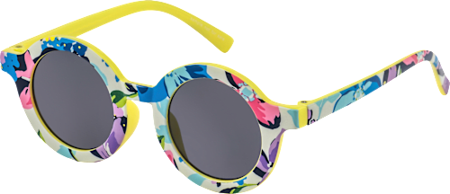 Sonnenbrille Junior gelb mit Blumen SUNDANCE