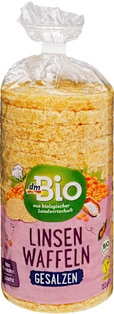 Bio puffasztott sós lencseszelet dmBio