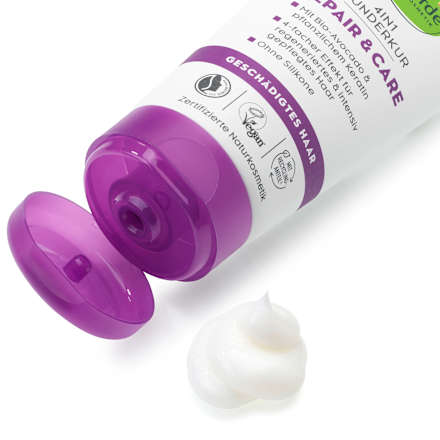 Kúra na poškodené vlasy Repair & Care 4v1 alverde NATURKOSMETIK