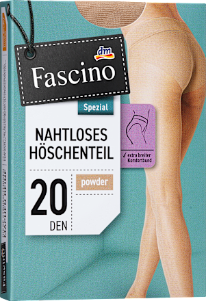 Strumpfhose mit nahtlosem Höschenteil powder Gr. 38/40, 20 DEN Fascino