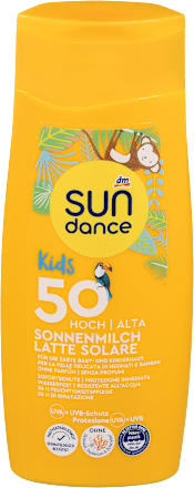 Otroško mleko za zaščito pred soncem, ZF 50 sundance