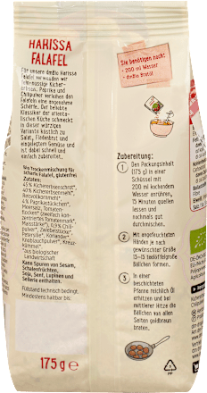 Smeša za falafel sa paprikom i čilijem dmBio