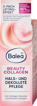 Učvršćujuća hidratantna krema sa kolagenom za vrat i dekolte BEAUTY COLLAGEN Balea