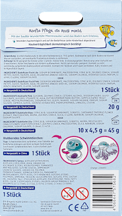 Kinder Badezusatz Wundertüte Meereszauber SauBär