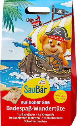 Kinder Badezusatz Wundertüte Auf hoher See SauBär