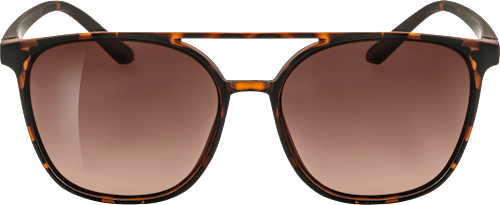 Sonnenbrille Erwachsene Demi-Muster mit braun getönten Scheiben SUNDANCE