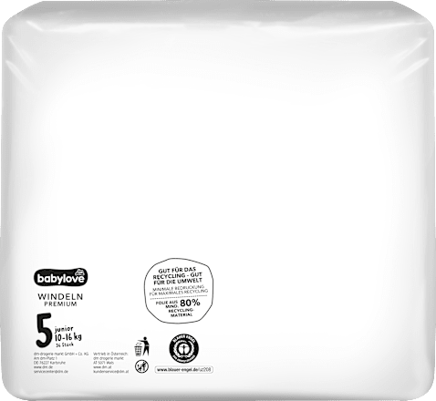 Pelenka Junior, 5-ös méret, 10-16 kg, Jumbo Pack babylove