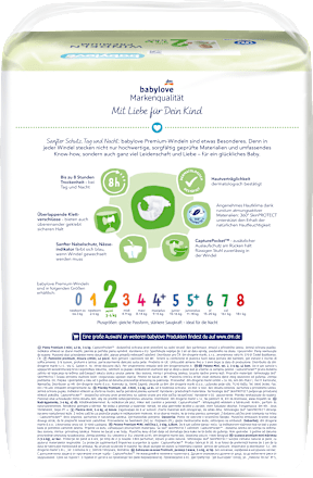 Pannolini premium taglia 2 mini (3-6 kg) babylove