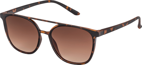 Sonnenbrille Erwachsene Demi-Muster mit braun getönten Scheiben SUNDANCE
