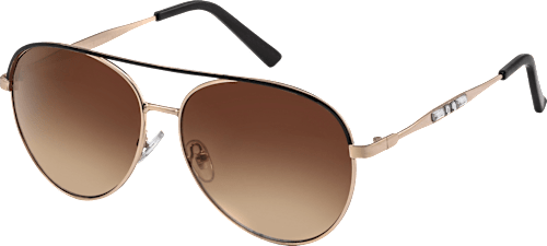 Sonnenbrille Damen gold-schwarz SUNDANCE
