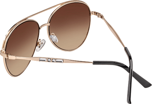 Sonnenbrille Damen gold-schwarz SUNDANCE