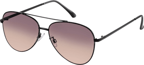 Sonnenbrille braune Gläser schwarz SUNDANCE