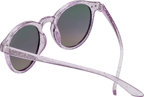 Sonnenbrille Kids mit Glitzer-Rahmen und verspiegelten bunten Scheiben SUNDANCE