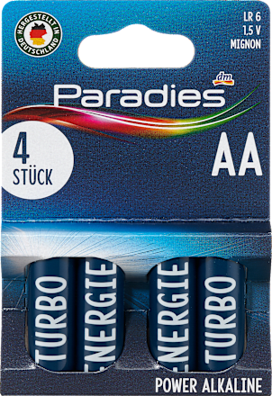 Batterien AA Power Alkaline Paradies