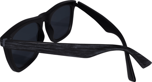 Sonnenbrille Erwachsene schwarz-grau in Holzoptik SUNDANCE
