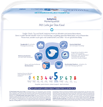 Pelenka Junior, 5-ös méret, 10-16 kg babylove