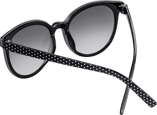 Sonnenbrille Junior schwarz mit Punkten SUNDANCE