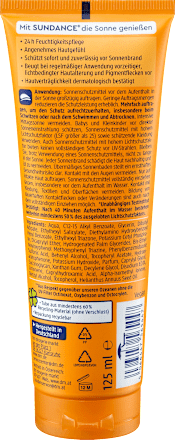 Sonnencreme LSF30 Überfüller           SUNDANCE