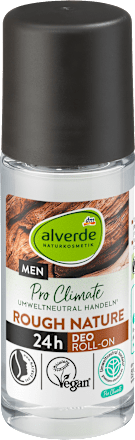 Deodorant roll-on ROUGH NATURE alverde NATURKOSMETIK MEN