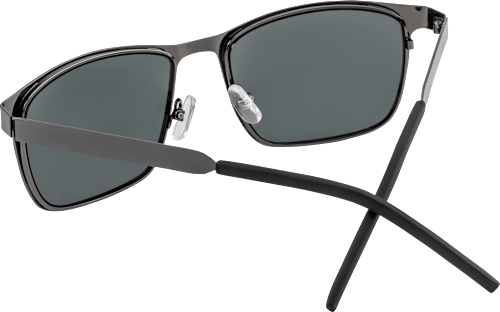 Sonnenbrille Erwachsene mit Metallrahmen und silber verspiegelten Scheiben SUNDANCE