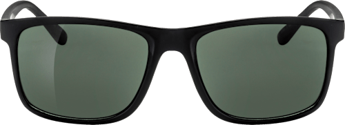 Sonnenbrille Erwachsene schwarz mit eckigen Scheiben SUNDANCE