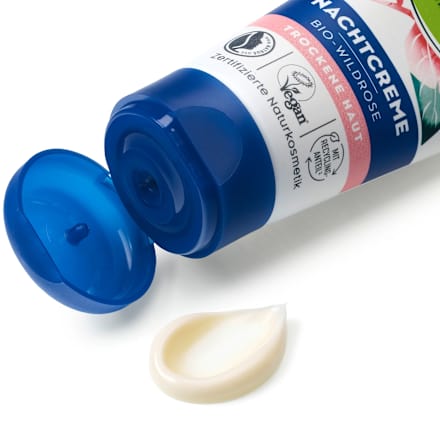 Éjszakai arckrém bio vadrózsával, száraz bőrre alverde NATURKOSMETIK