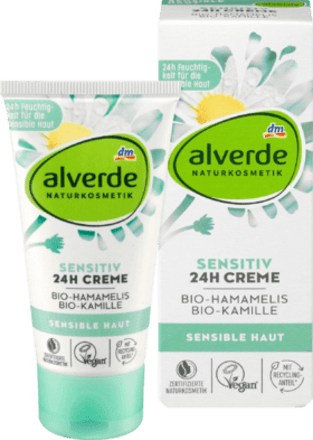 Sensitive Crema 24h all'amamelide bio e alla camomilla bio  alverde