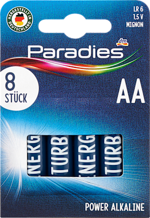 Batterien AA Power Alkaline Paradies