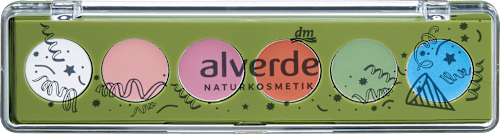 Paleta barv za obraz in telo Natürlich Bunt, 20 Pastell alverde NATURKOSMETIK