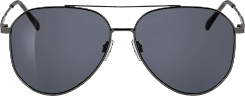 Sonnenbrille Erwachsene Metall-Pilotenbrille schwarz mit getönten Scheiben SUNDANCE