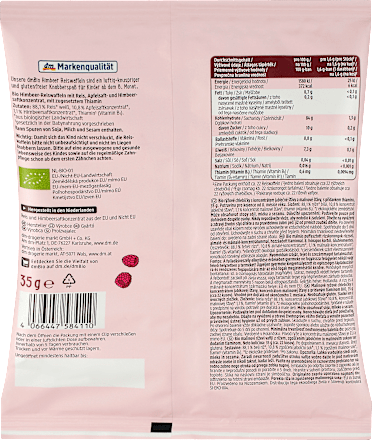 Babysnack Reiswaffeln Himbeere dmBio
