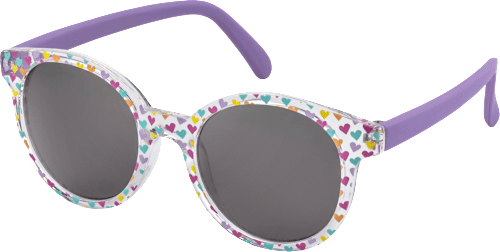 Sonnenbrille Kids mit buntem Herzchen Design SUNDANCE