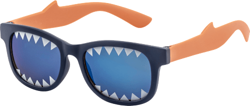 Sonnenbrille Kids mit Haifisch-Detail an den Bügeln und Scheiben SUNDANCE