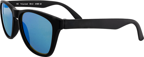 Sonnenbrille Kids schwarz mit blauen Scheiben SUNDANCE
