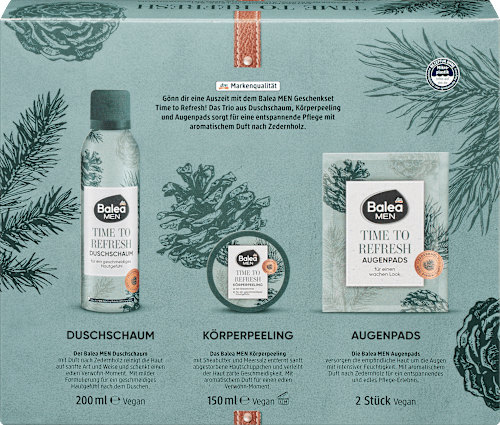Geschenkset Time To Refresh 3tlg Balea MEN