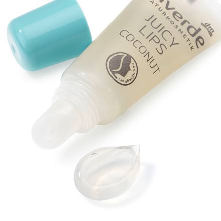 Lipgloss Juicy Lips Coconut alverde NATURKOSMETIK