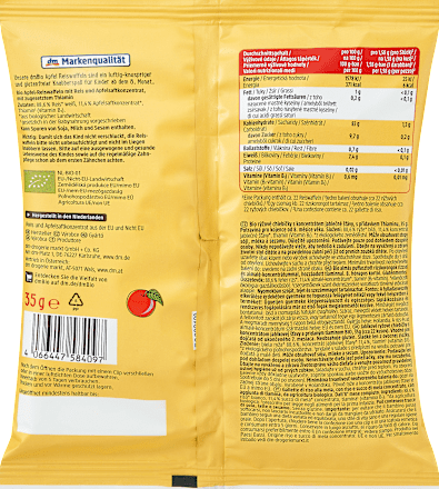 Babysnack Reiswaffeln Apfel, ab dem 8.Monat dmBio