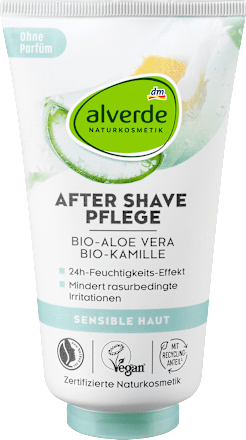 After Shave krema za osetljivu kožu – aloe vera i kamilica alverde NATURKOSMETIK